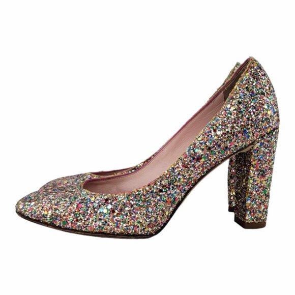 Kate Spade New York Dani Too Glitter Pumps Sz 5.5 B - Multi-colored - Picture 4 of 11